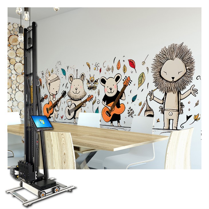 Intelligent Low Ink Consumption Durable Wall Mural Printing Machine